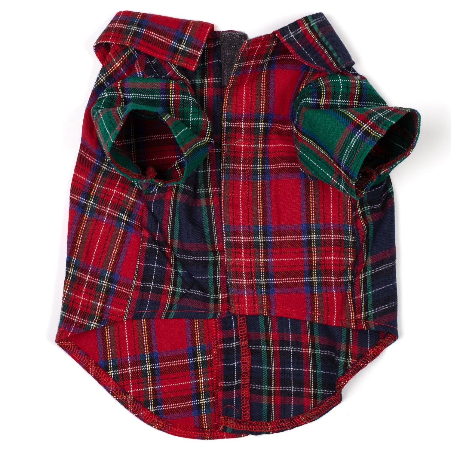 Colorblock Tartan Shirt