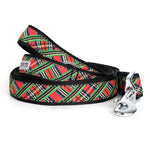 Red Lurex Plaid Lead