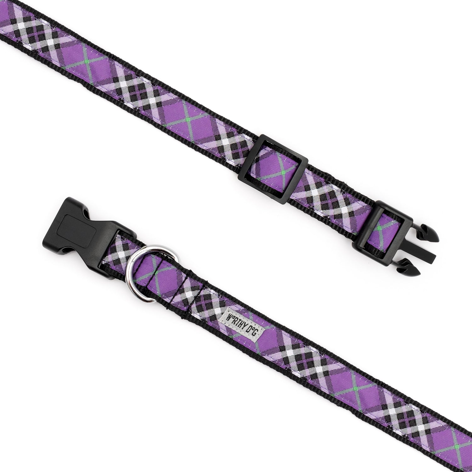 Bias Plaid Collar