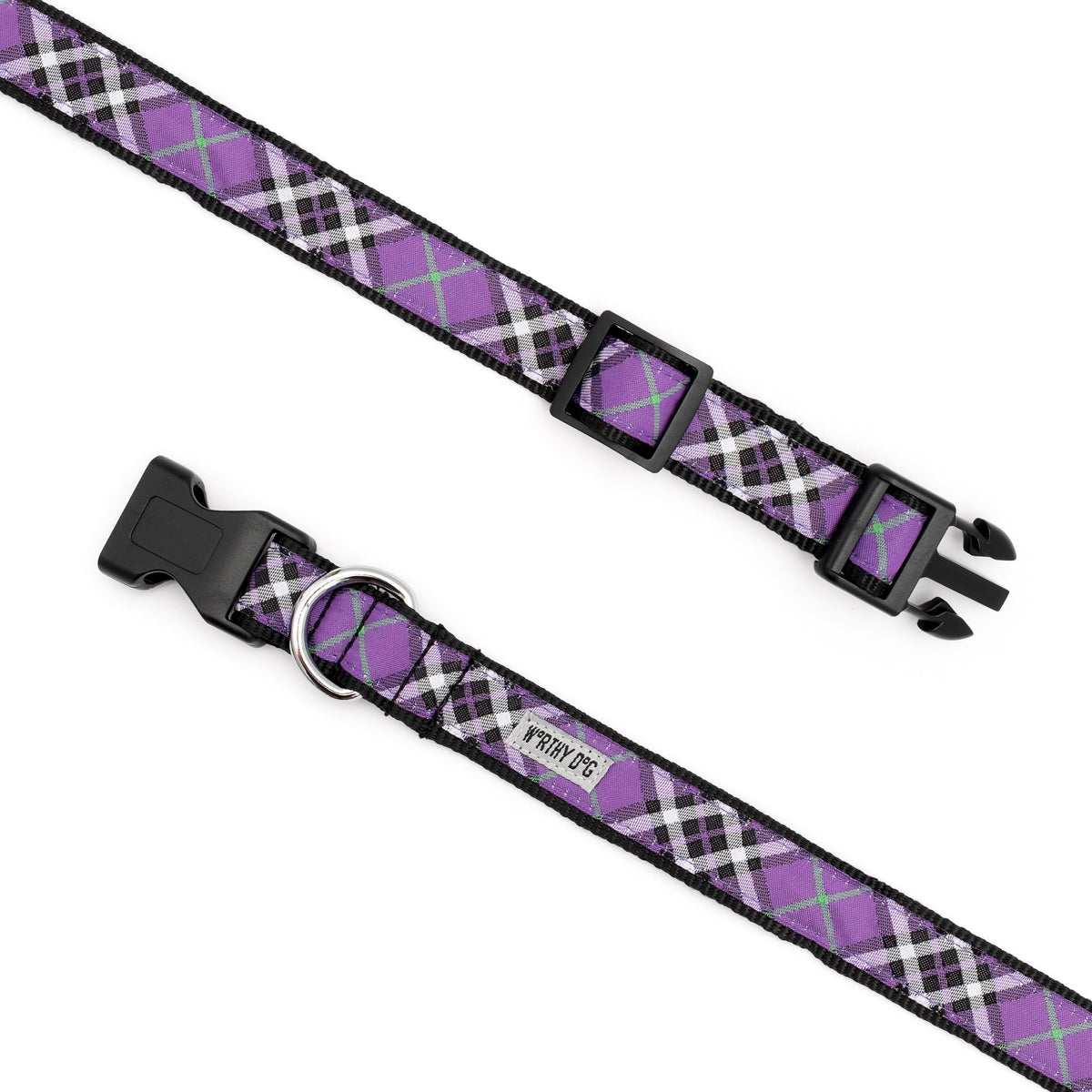 Bias Plaid Collar