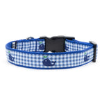 Gingham Whales Collar