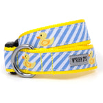Lt. Blue Stripe Rubber Duck Collar