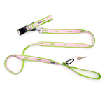 Pink Stripe Alligator Collar