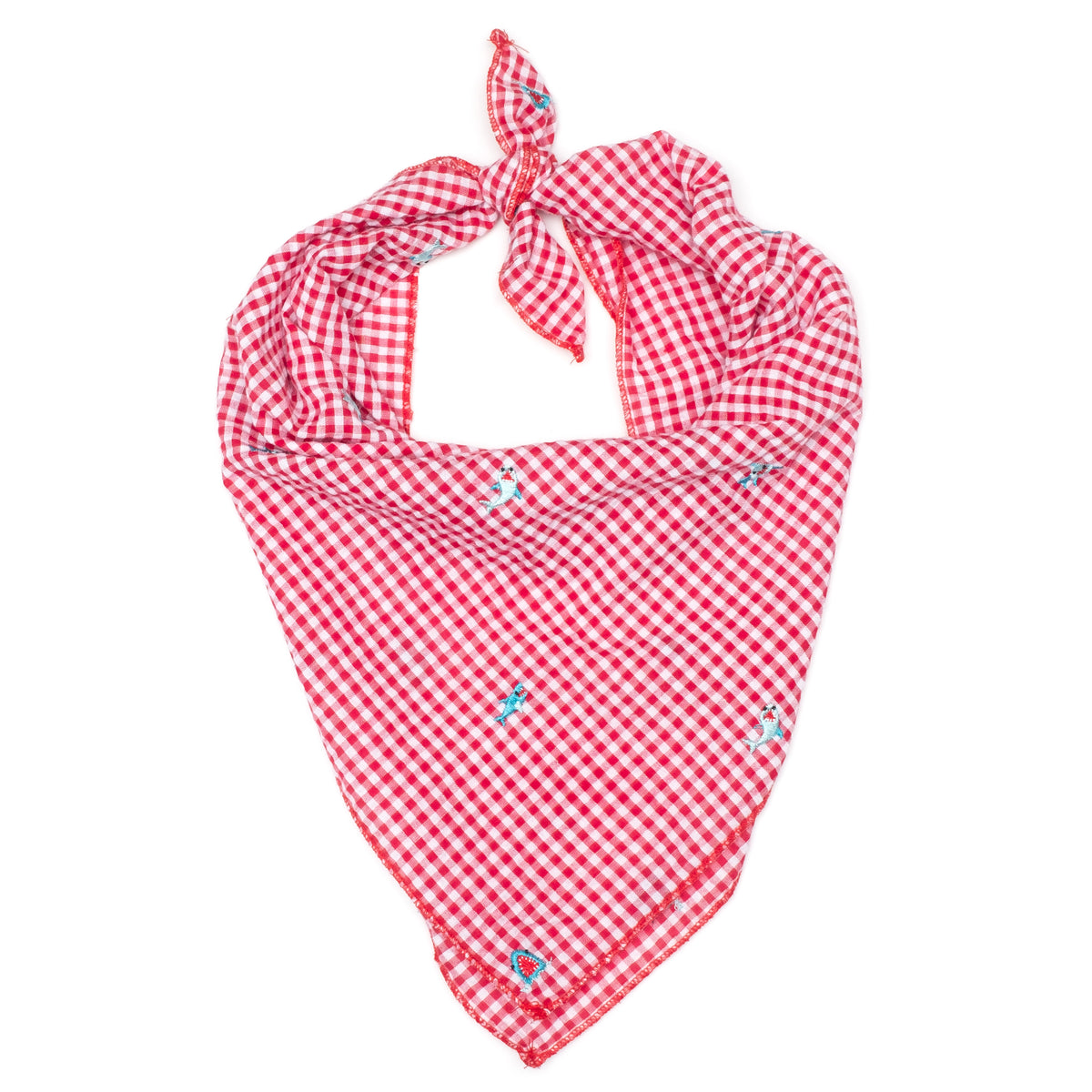 Gingham Chomp Bandana