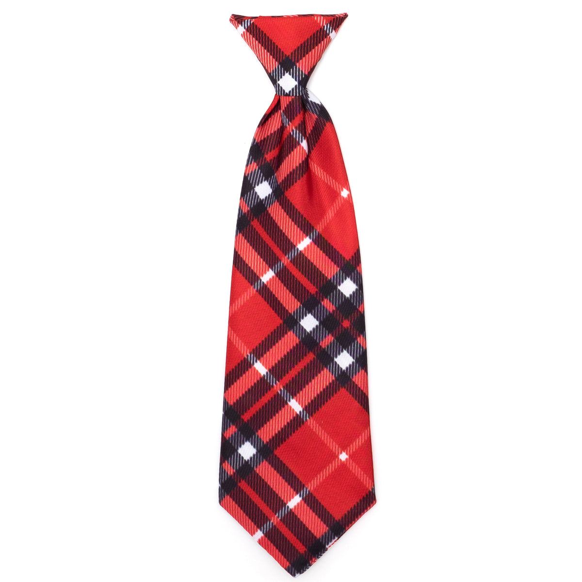 Bias Plaid Blue Neck Tie