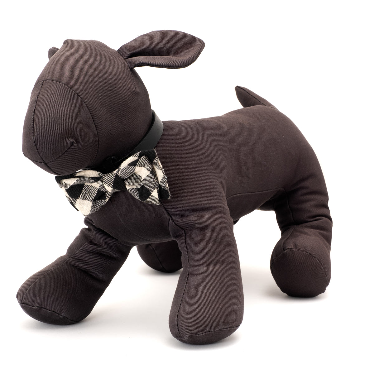 Black/Off White Buffalo Bow Tie