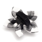 Black/Off White Buffalo Flower