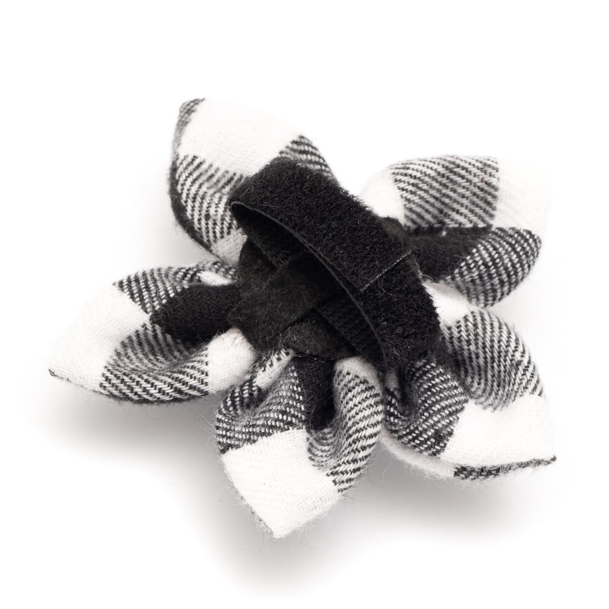 Black/Off White Buffalo Flower