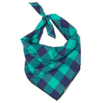 Green/Navy Buffalo Check Bandana