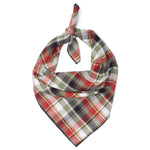 Olive Multi Plaid Bandana