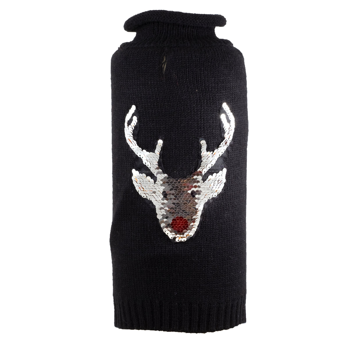 Reversible Sequins Reindeer Sweater