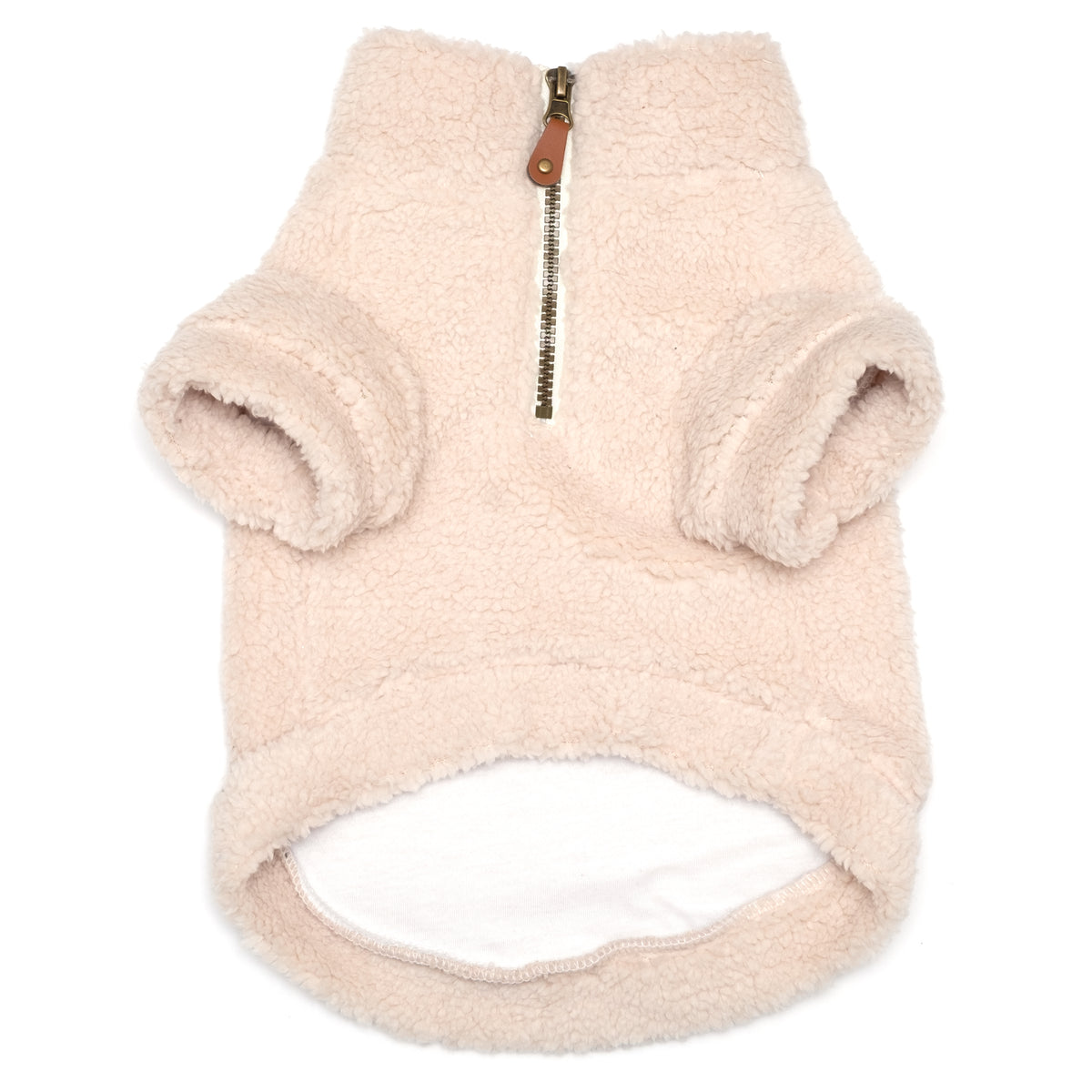 Solid Fleece Quarter Zip Pullover