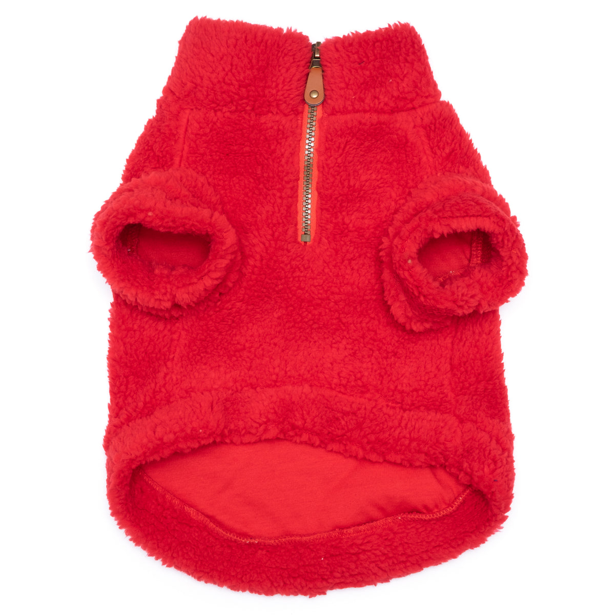 Solid Fleece Quarter Zip Pullover