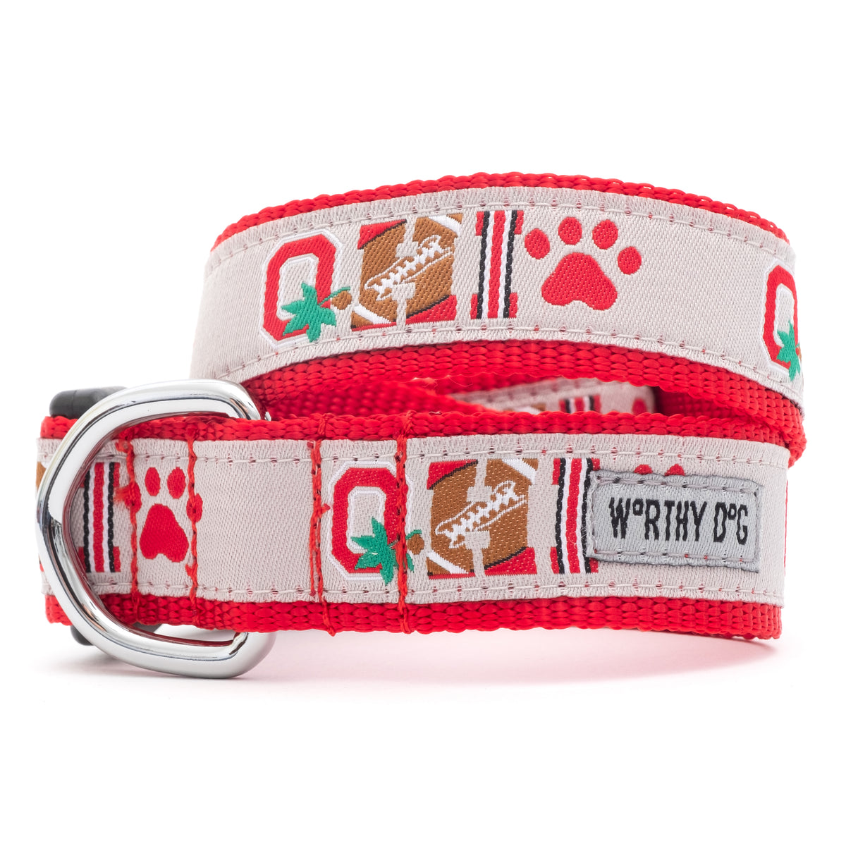 Ohio State Buckeyes Paw Print OH-IO Collar
