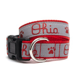 Ohio State Script Ohio Dog Collar