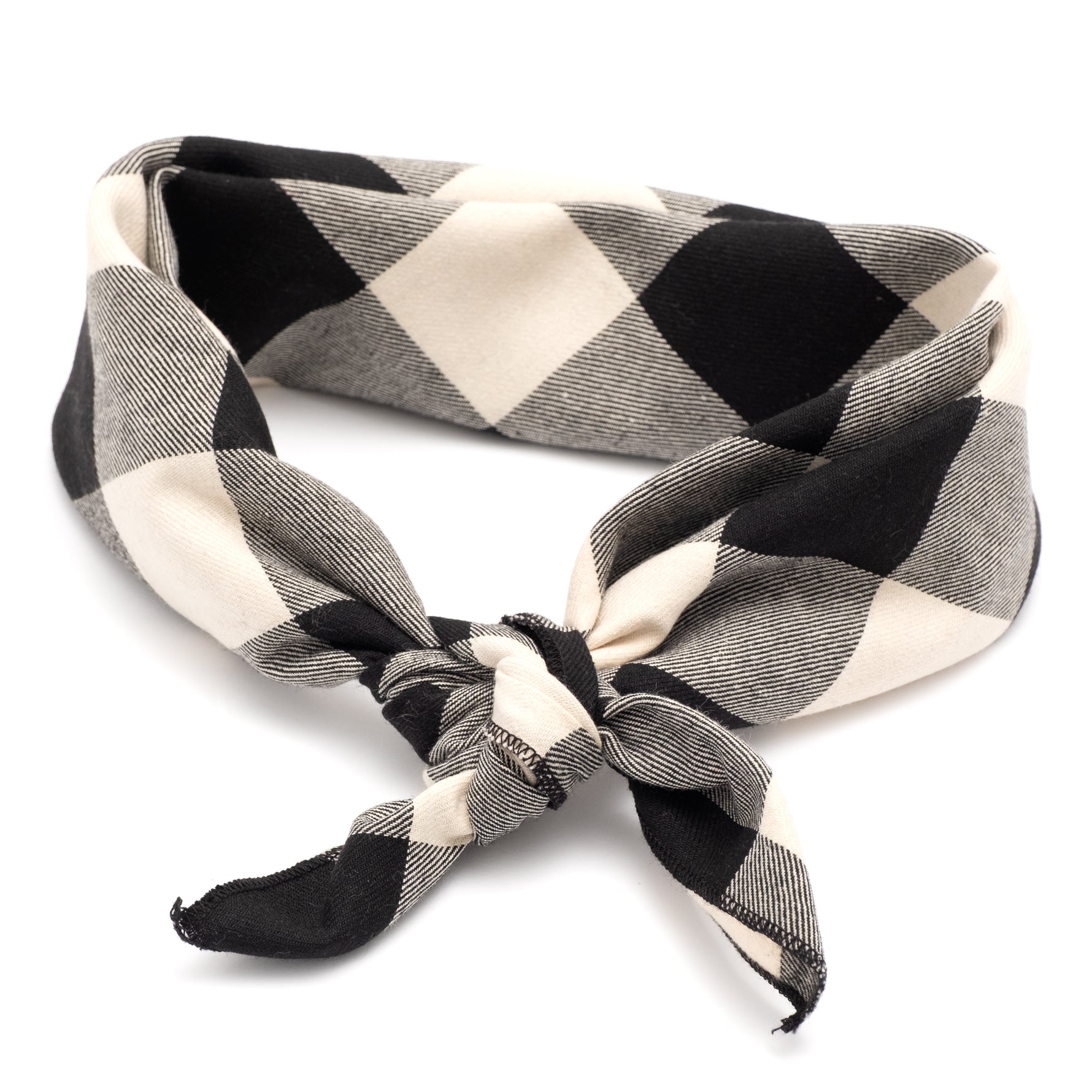 Black/Off White Buffalo Bandana