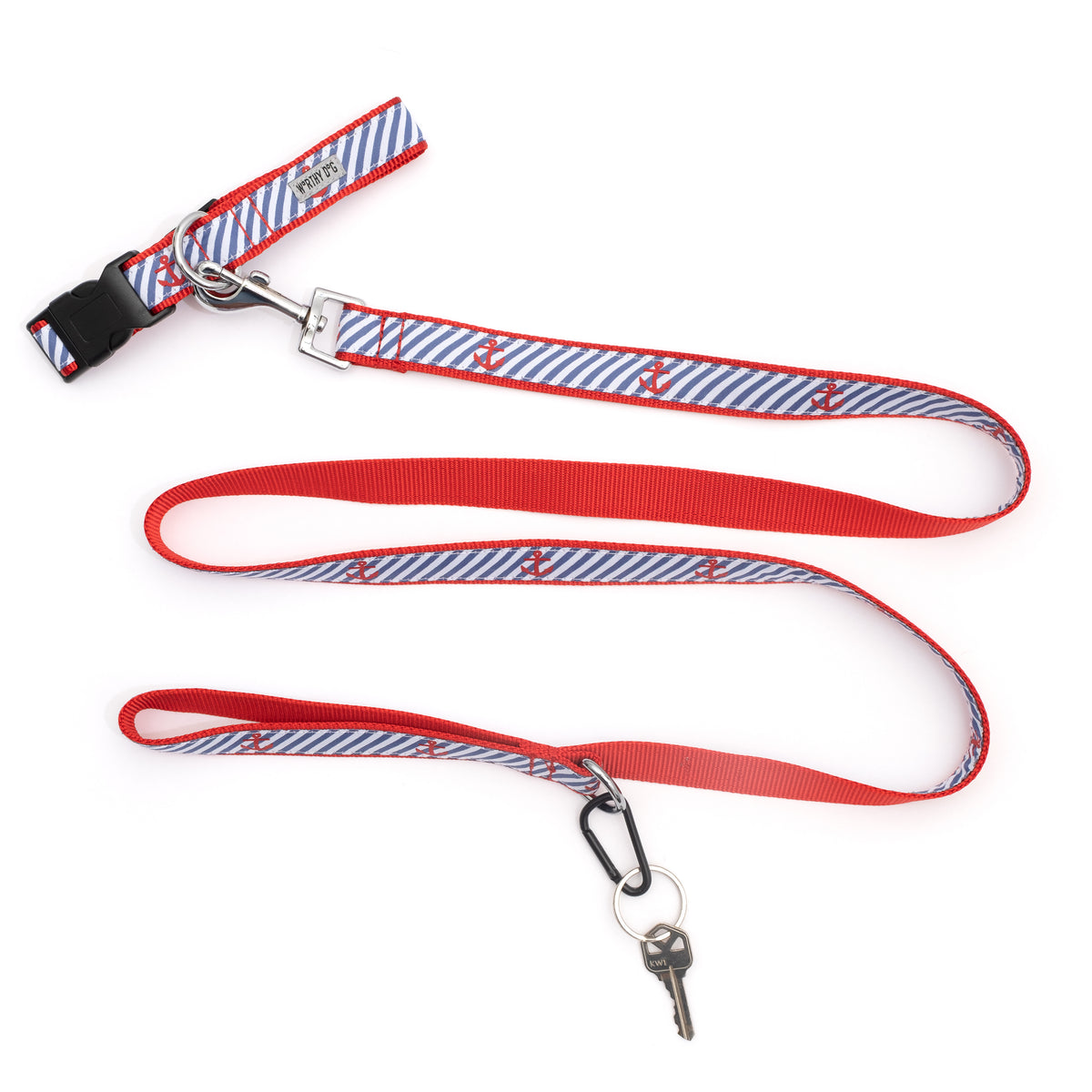 Navy Stripe Anchors Lead