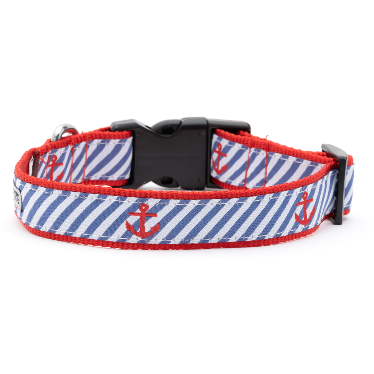 Navy Stripe Anchors Collar