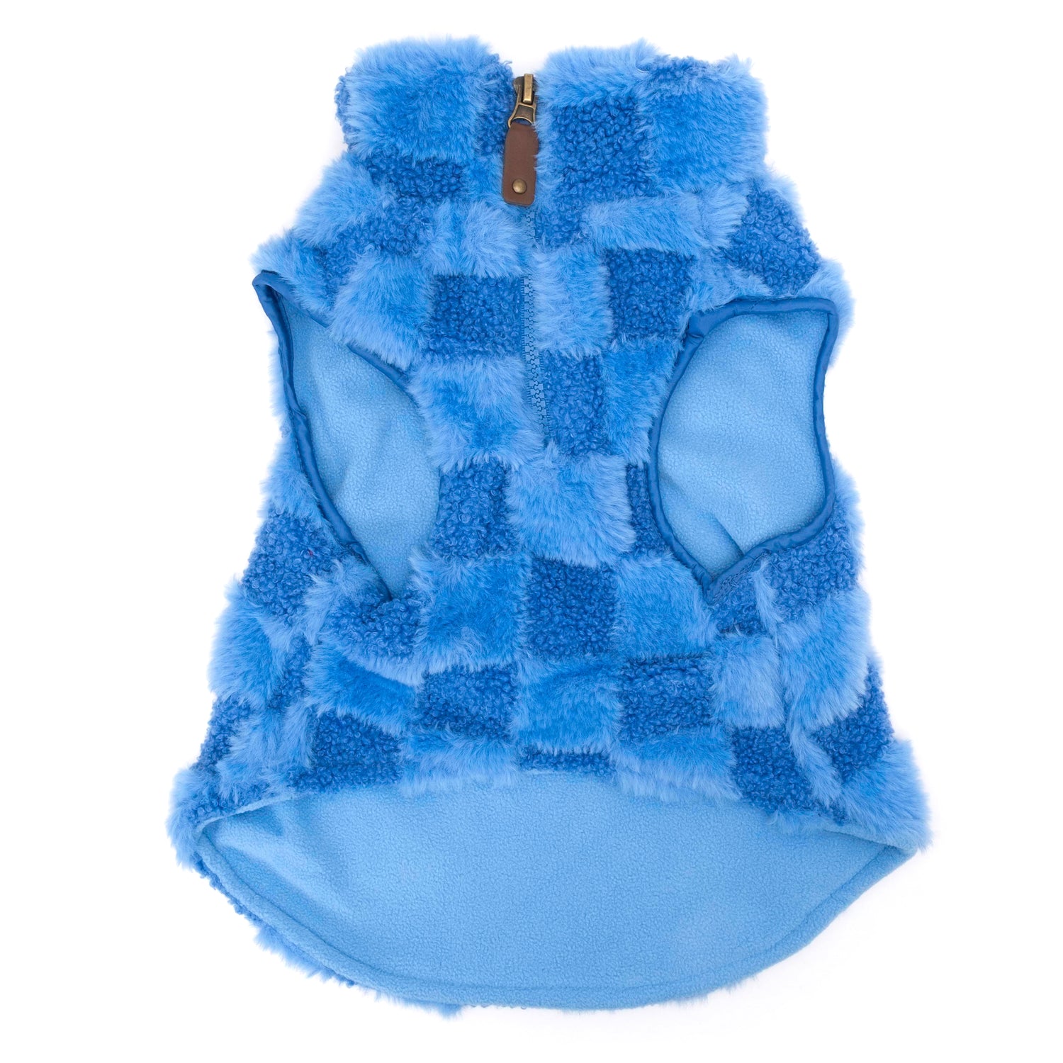 Fur Check 1/2 Zip Pullover
