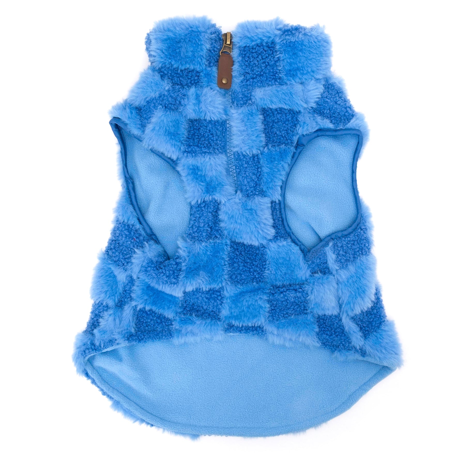 Fur Check 1/2 Zip Pullover