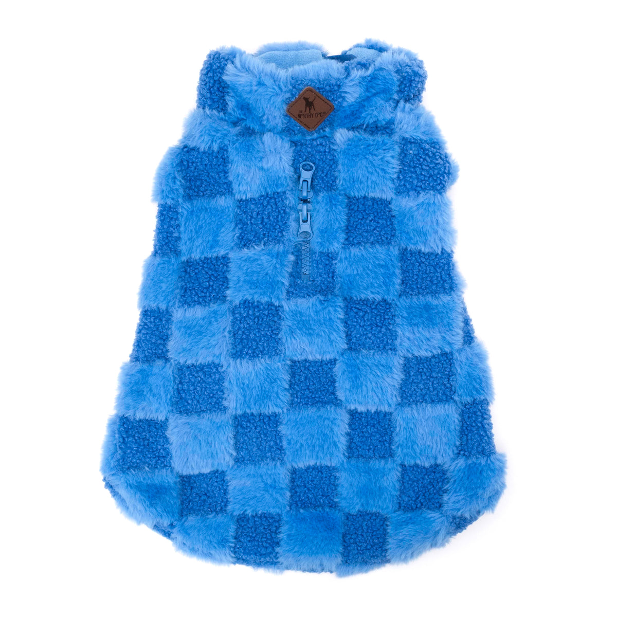 Fur Check 1/2 Zip Pullover