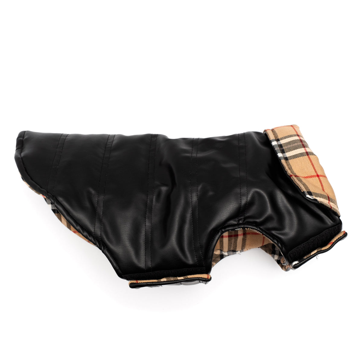 Faux Leather Reversible Jacket