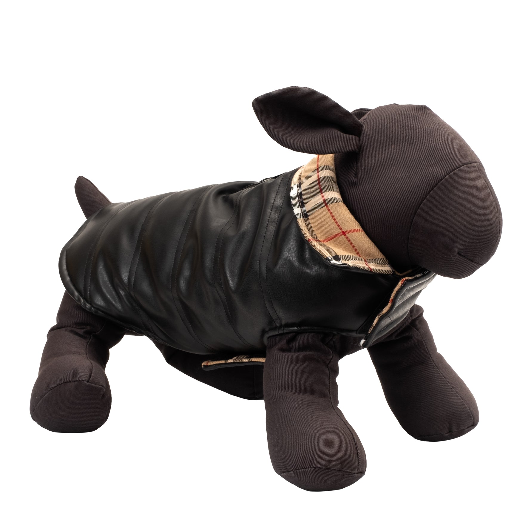 Faux Leather Reversible Jacket