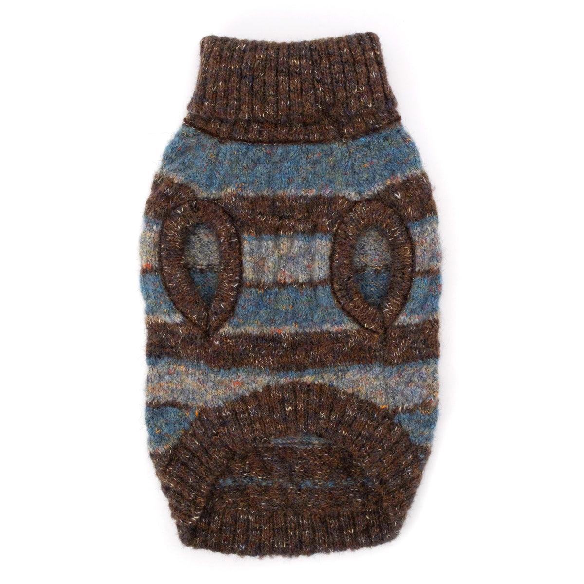 Tweed Stripe Turtleneck