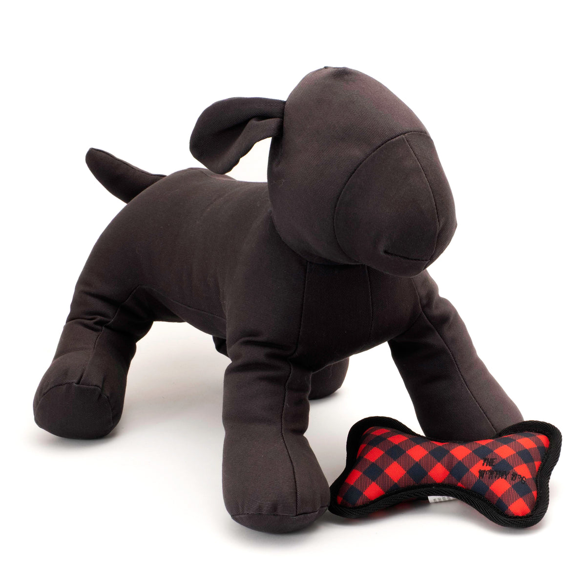 Bias Buffalo Plaid Bone Toy