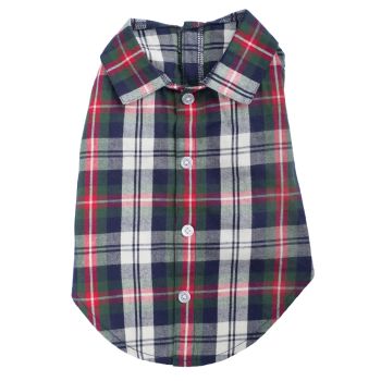 Navy Plaid Shirt