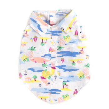 Scenic Hawaiian Print Shirt