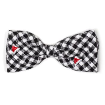 Check Santa Hats Bow Tie