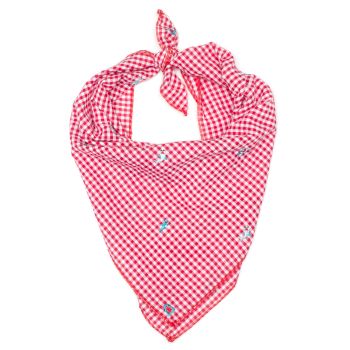 Gingham Chomp Bandana